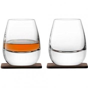 Customisable Islay Whisky Glass Set with Coasters