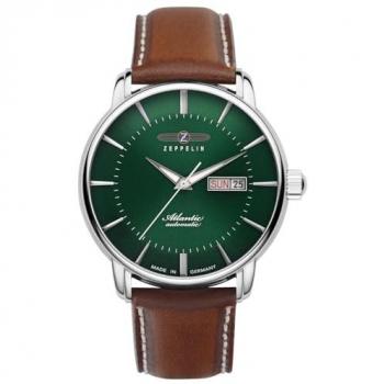 Brown Leather Zeppelin 8466‑4 Watch