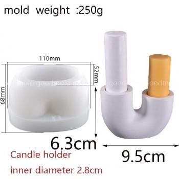 Molde de silicona para cemento