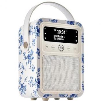 VQ Monty Portable DAB+ Radio – Blue/White (China Rose)