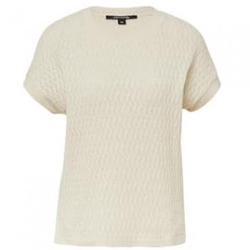 COMMA-Strickshirt Creme – Damen 36 (2171004)