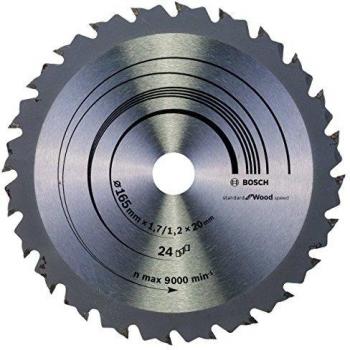 Bosch Speedline Wood Circular Saw Blade by Bosch Professional, Silver, 165mm x 20mm