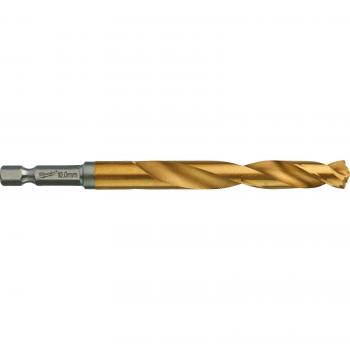 Milwaukee Red Helix HSS-G Shockwave Drill Bit Kit, 10mm Diameter, Pack of 5