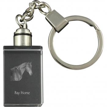Art‑Dog Caballo Bay – Pendiente brillante y transparente