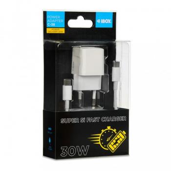 USB‑C Wall Charger iBox C‑38 (30W)