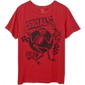 Chemise T-shirt Speakeasy en Carré Noir-White – Social Distortion (Unisex)