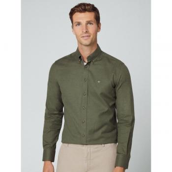 Maglietta da Uomo in Tessuto Sottile Verde, Hackett Hm309615 Taglia XL