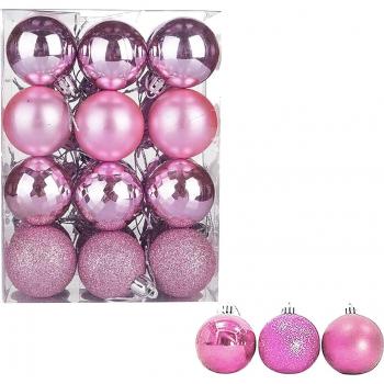 Boules d'Arbre de Noël 24 pièces