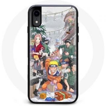 Protector de Tela iPhone XS Naruto Celebración Navideña