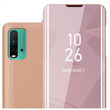 Protection KUNZIT ROSE avec Vue Claire pour Xiaomi RedMi 9T / POCO M3