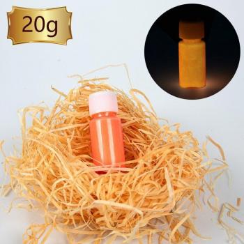 20g Orange Glow-in-the-Dark Phosphor Nail Paint