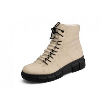 Stivaletti Rieker Beige per Donna Sintetico e Tessile
