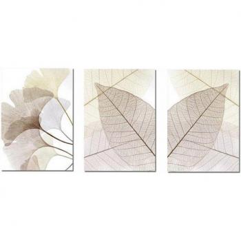 TPFLiving Ginkgo-Blatt Wanddeko