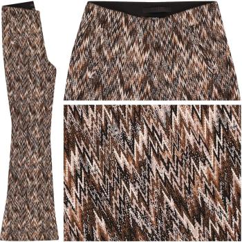 MAC Boot Hose in Zickzack-Design Zuckerbraun 36/32