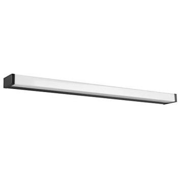 Fabio Tri‑Lumière Murale 80 cm – Noir Mat – LED 12 W – IP44