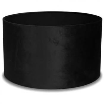 Black Velvet Drum Lampshade