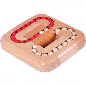 Wooden Plane Ball Puzzle