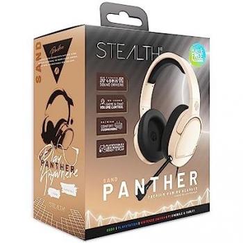 Stealth Panther Gaming Headset with Mute Function (Sand)