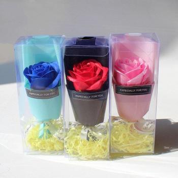 Handmade Flower Soap in PVC Box