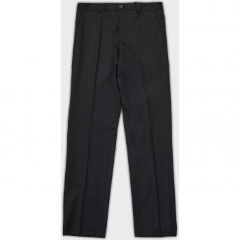 Slim Nero Pantalone con Design Cedric Structure