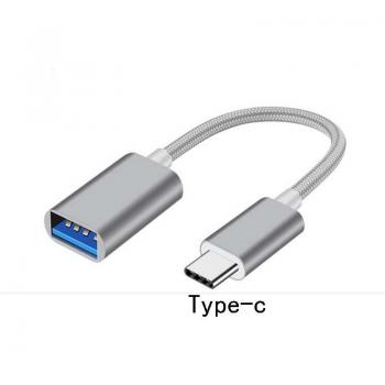 Nylon Braid Micro USB Type C Data Sync Adapter