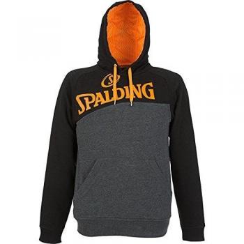 XXL Sudadera Spalding Hombre Negro Anthra Melange
