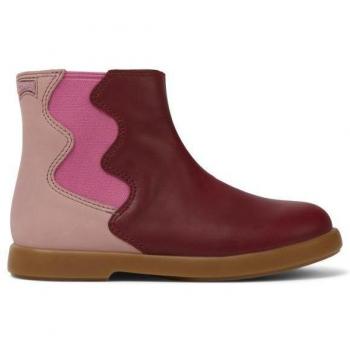 Camper Duet Botas de niña color burdeos y rosa talla 36