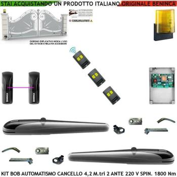 Guardia Cintura 4,2 – Kit Automazione Cancello 2 Ante
