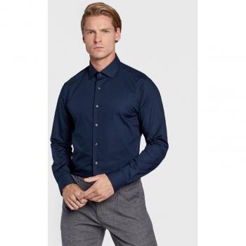 Michael Kors Camicia Blu Marino Uomo
