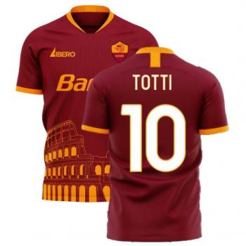Kit De Fútbol Libero Roma Primera Equipación 23/24 Nº10 Cafés M