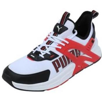 Puma Pacer + Sneakers Uomo, taglia 10, colore Bianco/Nero/Arancione