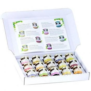 Honig Geschenk-Set 15 Sorten aus aller Welt mit Leatherwood-Honig