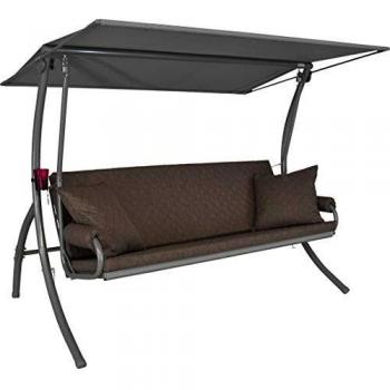 Angerer Hollywoodschaukel Denver, braun, 210x160x145 cm