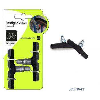 Kit de Pastillas de Freno 70 mm Wisdom – 2 Unidades, anclaje universal Xc‑1643