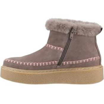 Hush Puppies Women's Taupe Brielle Winter Suede Ankle Boots