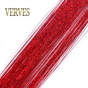 Extensiones de Cabello Arco Iris, Brillantes, 120 Mechas/pieza, Tocado Hippie