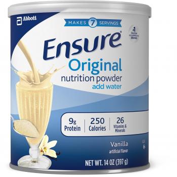 Poudre de nutrition Ensure, saveur vanille, 397 g
