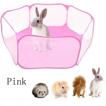 Clôture aérienne compacte pour chiots, lapins et félins