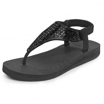FITORY Summer Sparkly Slingback Shoes