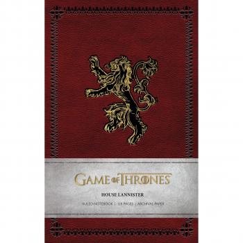 Game of Thrones: House Lannister Ruled Notebook