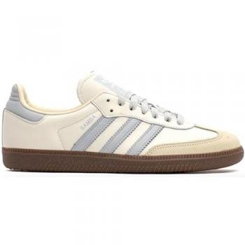 Cream White Wonder Silver Samba OG by Adidas for Women