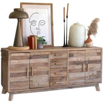Garden Pleasure Kommode DESNA 1‑Einheit Natur 150 × 40 × 70 cm