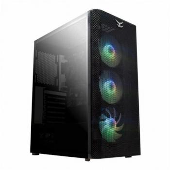 Gabinete Gamer Naceb Zed RGB ATX Cristal Templado con 3 Ventiladores