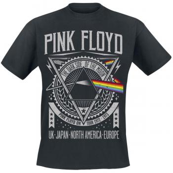 Pink Floyd The Dark Side Of The Moon Tour 1972 T-Shirt (schwarz, 3XL)