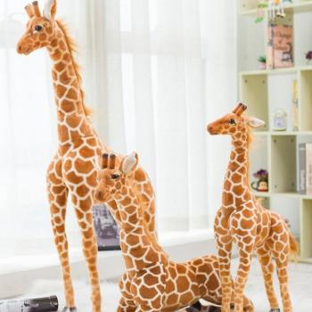 Girafe Géante Vraie Vie, Peluche 50-140 cm