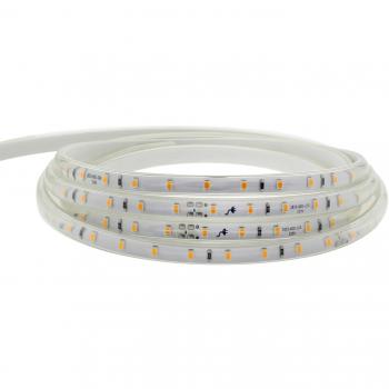 Tira LED 220V SMD2835 60 LEDs por metro 1 metro blanco cálido
