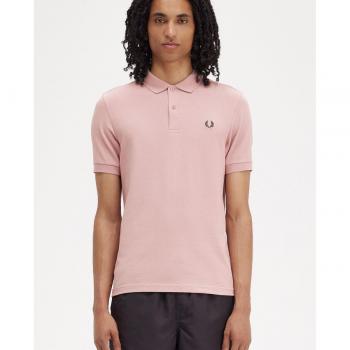 Fred Perry Polo Shirt Pink Schwarz