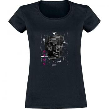 Black Squid Game Front Man Glitch T-Shirt – Women’s S–XXL