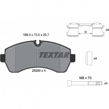 Q+ Remblokset TEXTAR 2920002