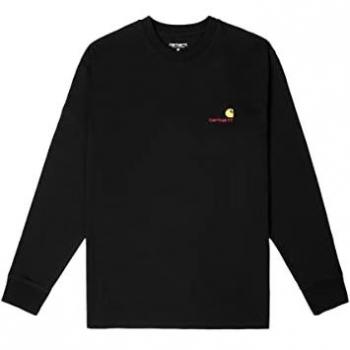 Carhartt WIP Maglia a Manica Corta Giallo/Rosso/Nero – L (Stile Alternativo)